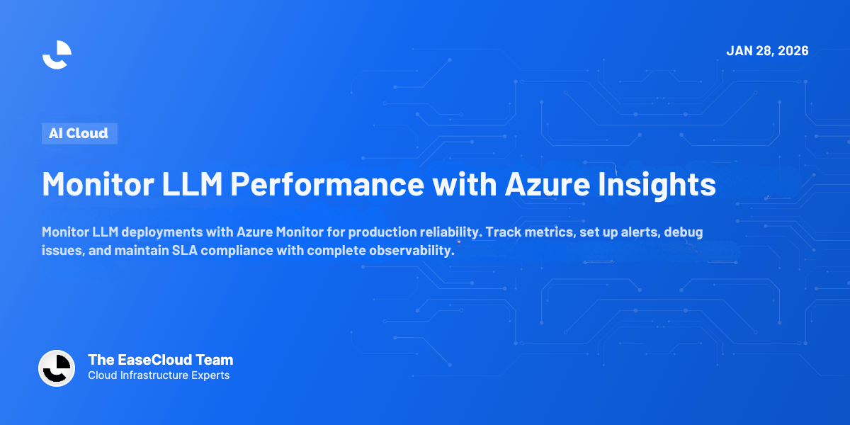 Monitor LLM Performance with Azure Insights