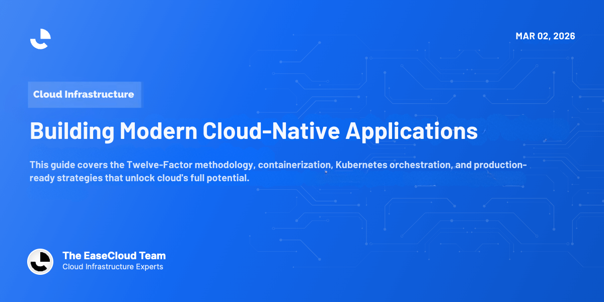 Building Modern Cloud-Native Applications