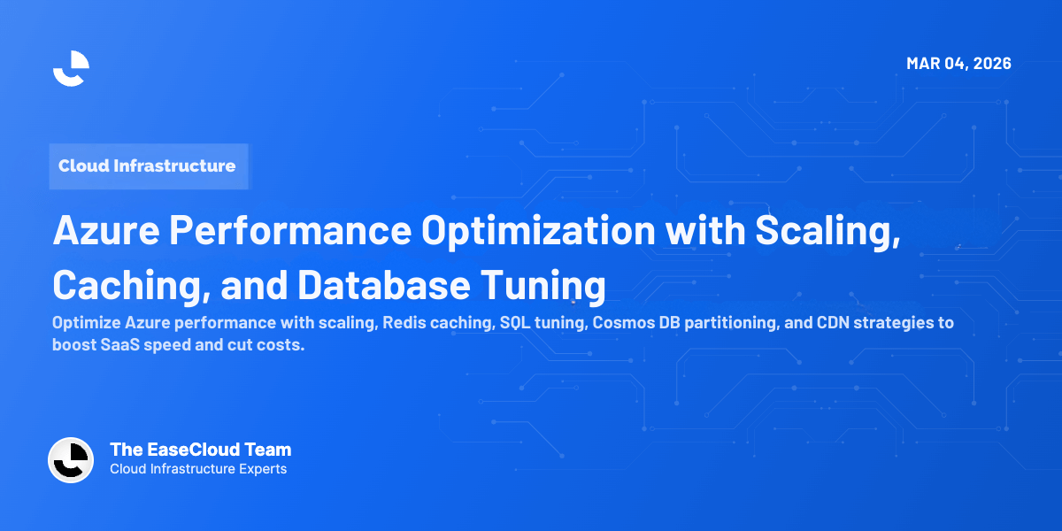 Azure Performance Optimization with Scaling, Caching, and Database Tuning