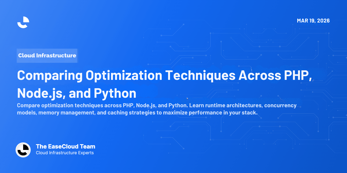 Comparing Optimization Techniques Across PHP, Node.js, and Python