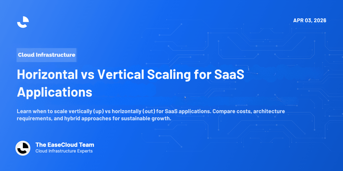 Horizontal vs Vertical Scaling for SaaS Applications