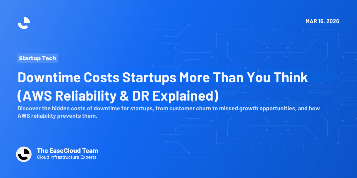 Downtime Costs Startups More Than You Think (AWS Reliability & DR Explained)
