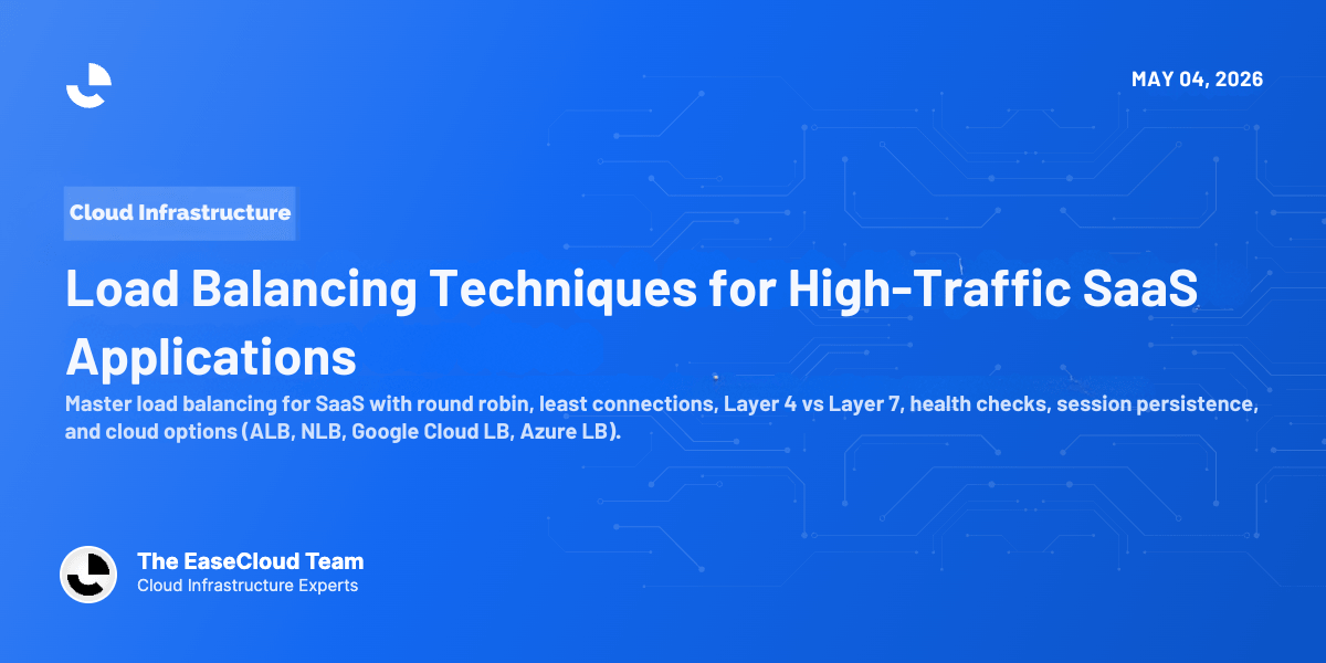 Load Balancing Techniques for High-Traffic SaaS Applications