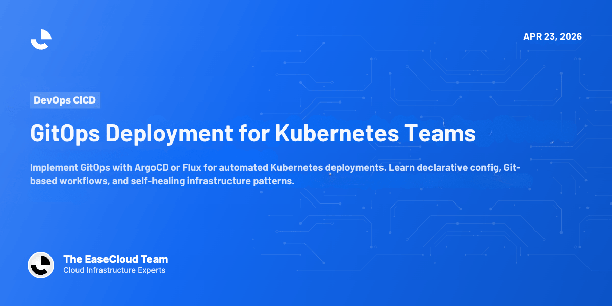 GitOps Deployment for Kubernetes Teams
