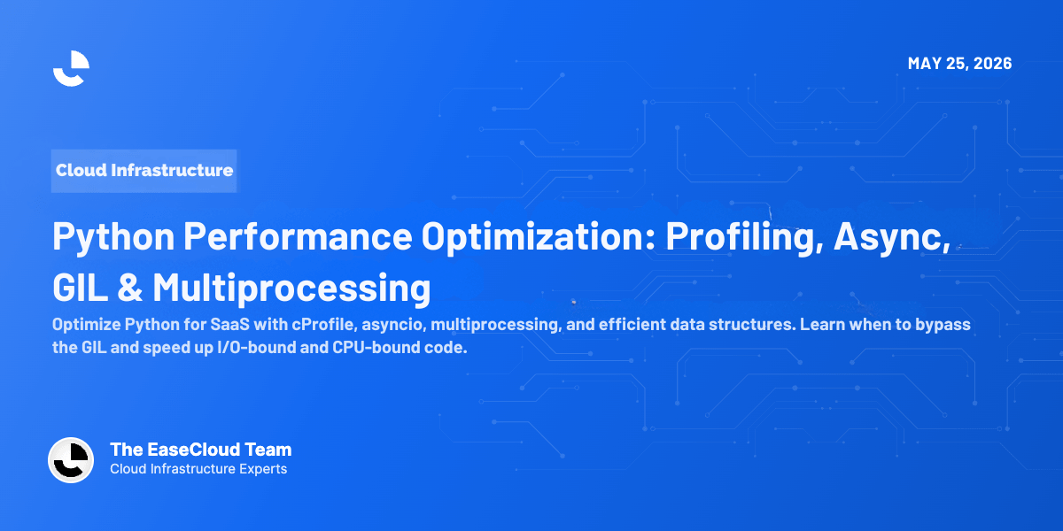 Python Performance Optimization: Profiling, Async, GIL & Multiprocessing