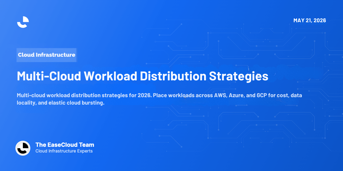 Multi-Cloud Workload Distribution Strategies