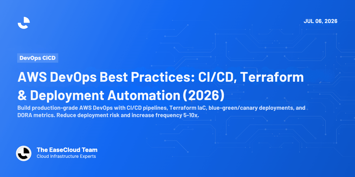 AWS DevOps Best Practices: CI/CD Pipelines, Terraform & Deployment Automation in 2026